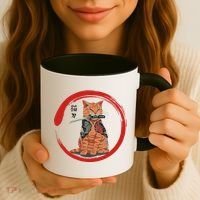 Samurai Cattana Emblem Coffee Mug thumb 3
