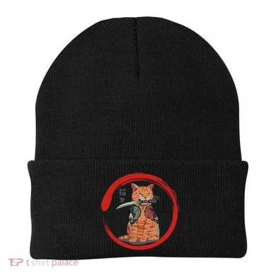 Samurai Cattana Emblem Beanie