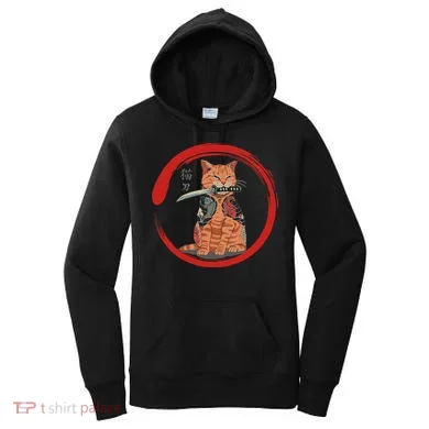 Samurai Cattana Emblem Women's Hoodie