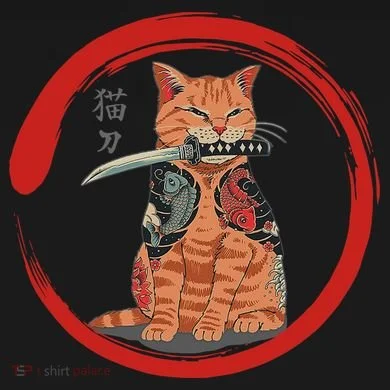 Samurai Cattana Emblem Tall Sweatshirt