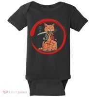 Samurai Cattana Emblem Baby Bodysuit thumb 0