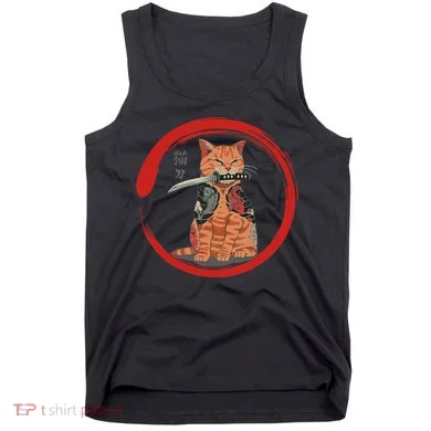 Samurai Cattana Emblem Tank Top