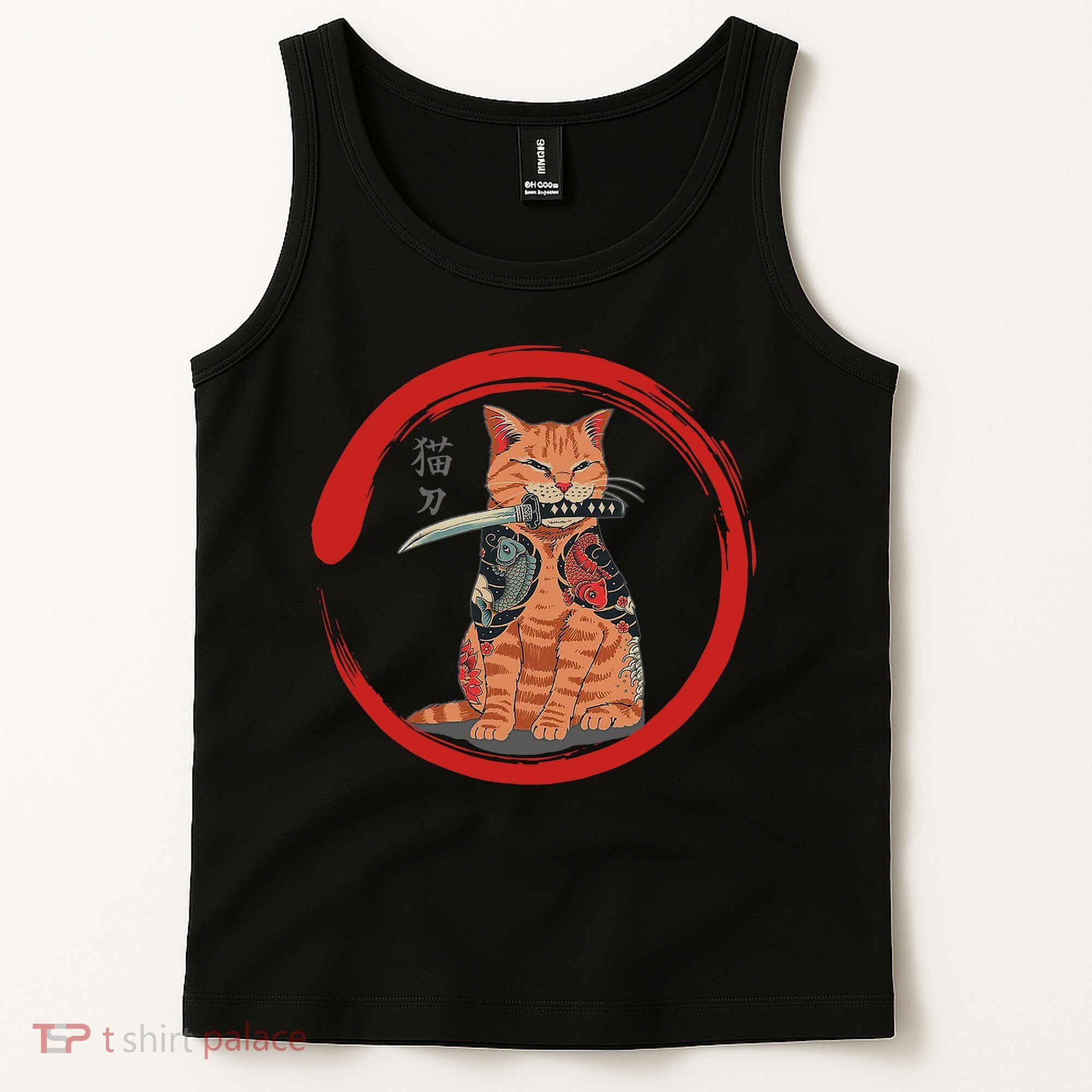 Samurai Cattana Emblem Tank Top