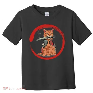 Samurai Cattana Emblem Toddler T-Shirt