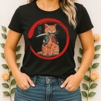 Samurai Cattana Emblem Women's T-Shirt thumb 2