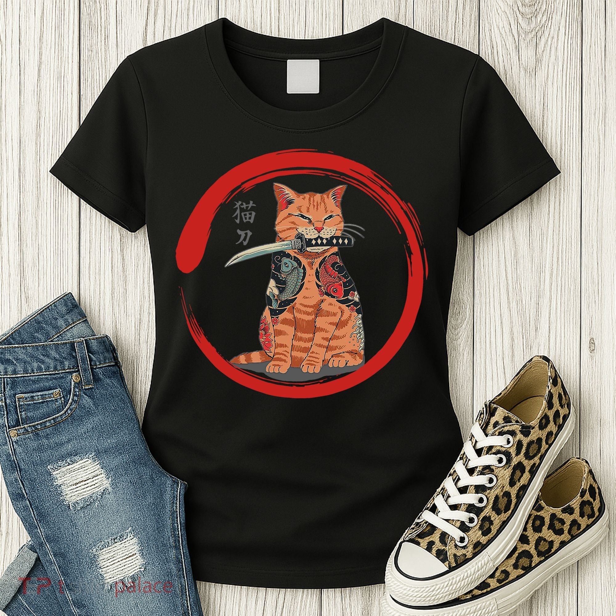 Samurai Cattana Emblem Women's T-Shirt