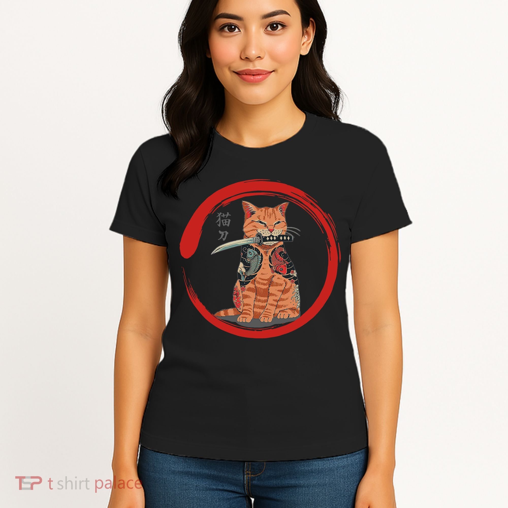 Samurai Cattana Emblem Women's T-Shirt