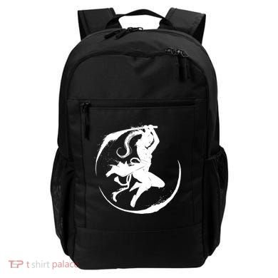Samurai Lady Katana Slashing Circle Backpack