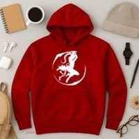 Samurai Lady Katana Slashing Circle Hoodie thumb 3