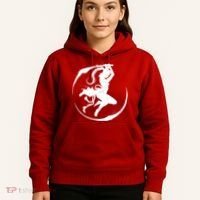 Samurai Lady Katana Slashing Circle Hoodie thumb 5