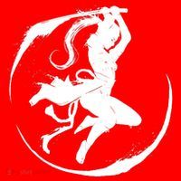 Samurai Lady Katana Slashing Circle Apron thumb 3