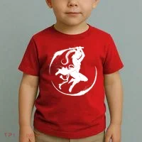 Samurai Lady Katana Slashing Circle Toddler T-Shirt thumb 2