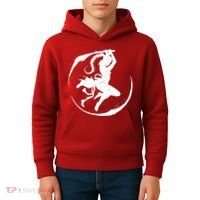 Samurai Lady Katana Slashing Circle Kids Hoodie thumb 4