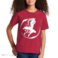 Samurai Lady Katana Slashing Circle Kids T-Shirt thumb 2