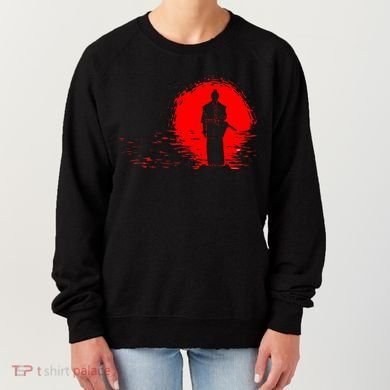 Samurai Red Sun Warrior Hollow Women's Sweatshirt