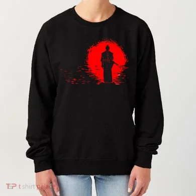 Samurai Red Sun Warrior Hollow Women's Sweatshirt