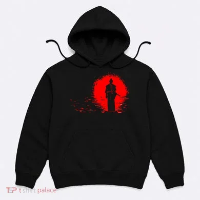Samurai Red Sun Warrior Hollow Hoodie