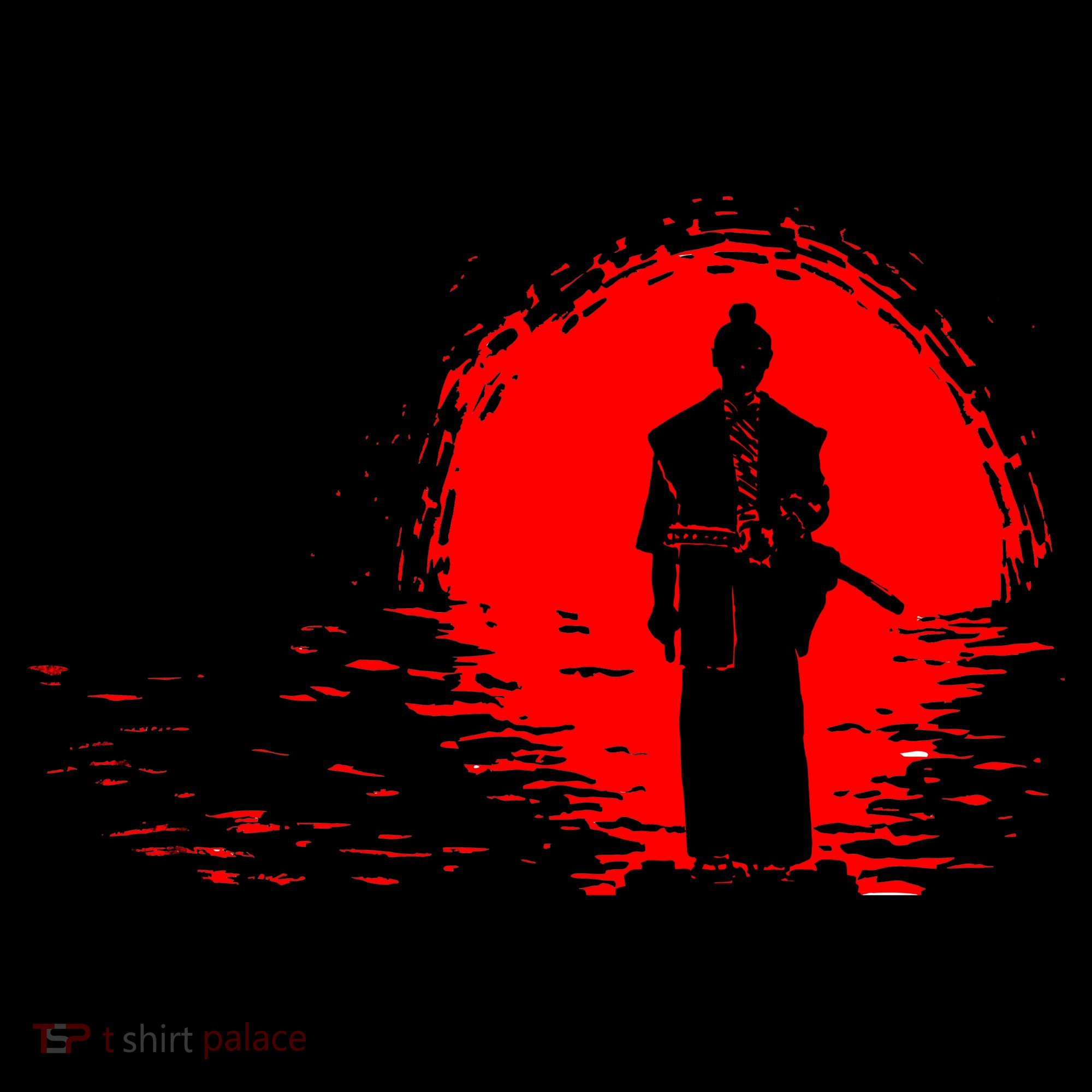 Samurai Red Sun Warrior Hollow Sweatshirt