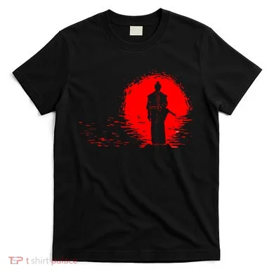 Samurai Red Sun Warrior Hollow T-Shirt