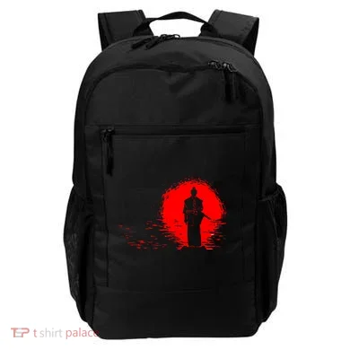 Samurai Red Sun Warrior Hollow Backpack