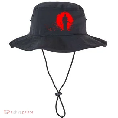 Samurai Red Sun Warrior Hollow Bucket Hat