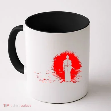 Samurai Red Sun Warrior Hollow Coffee Mug