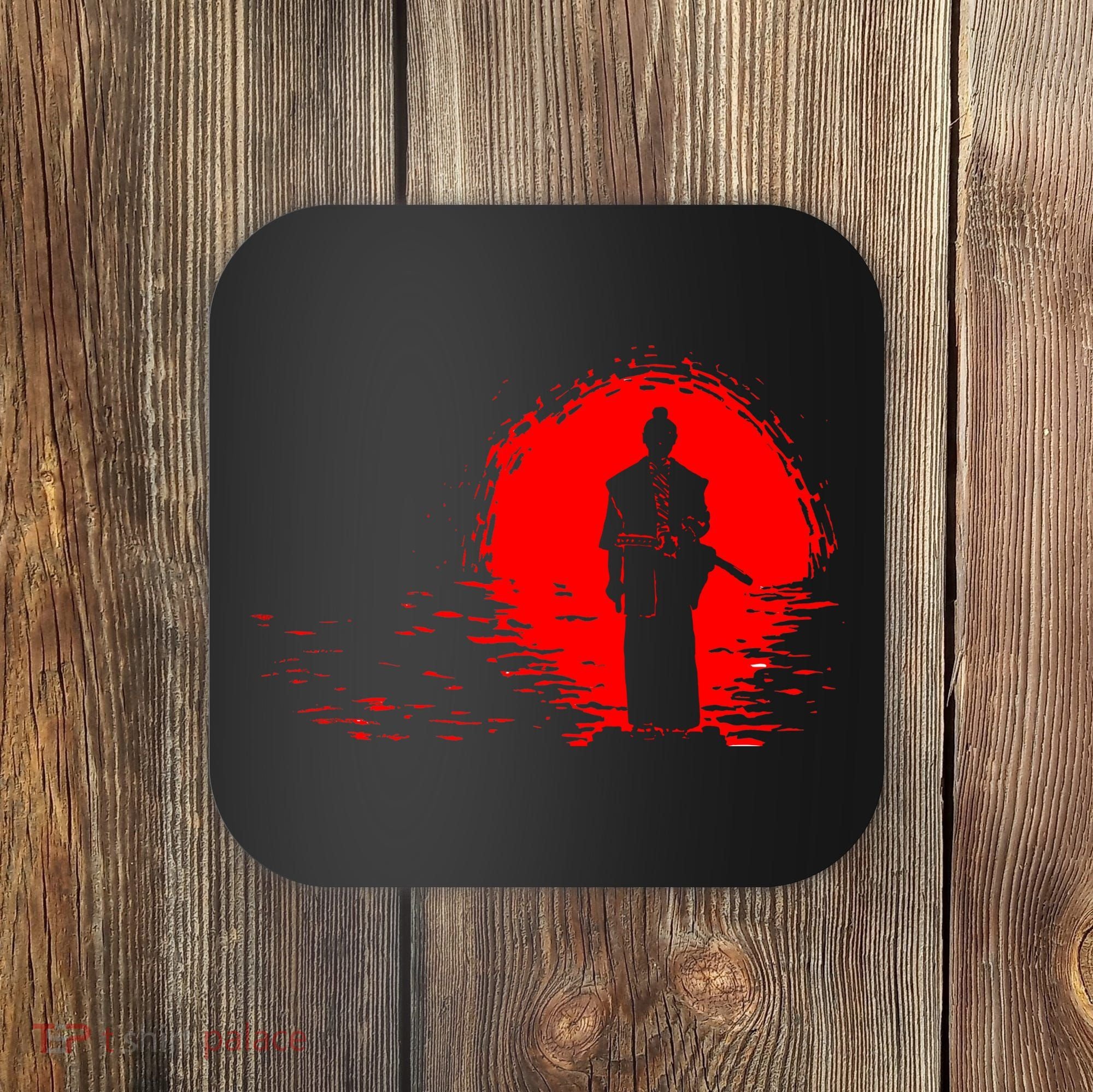 Samurai Red Sun Warrior Hollow Coaster