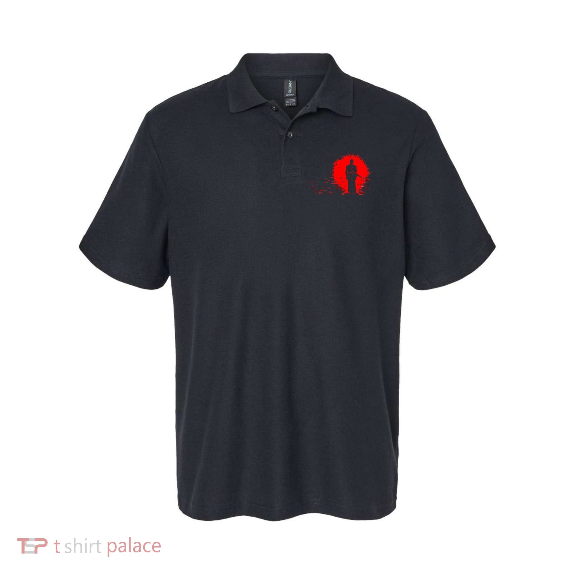Samurai Red Sun Warrior Hollow Polo