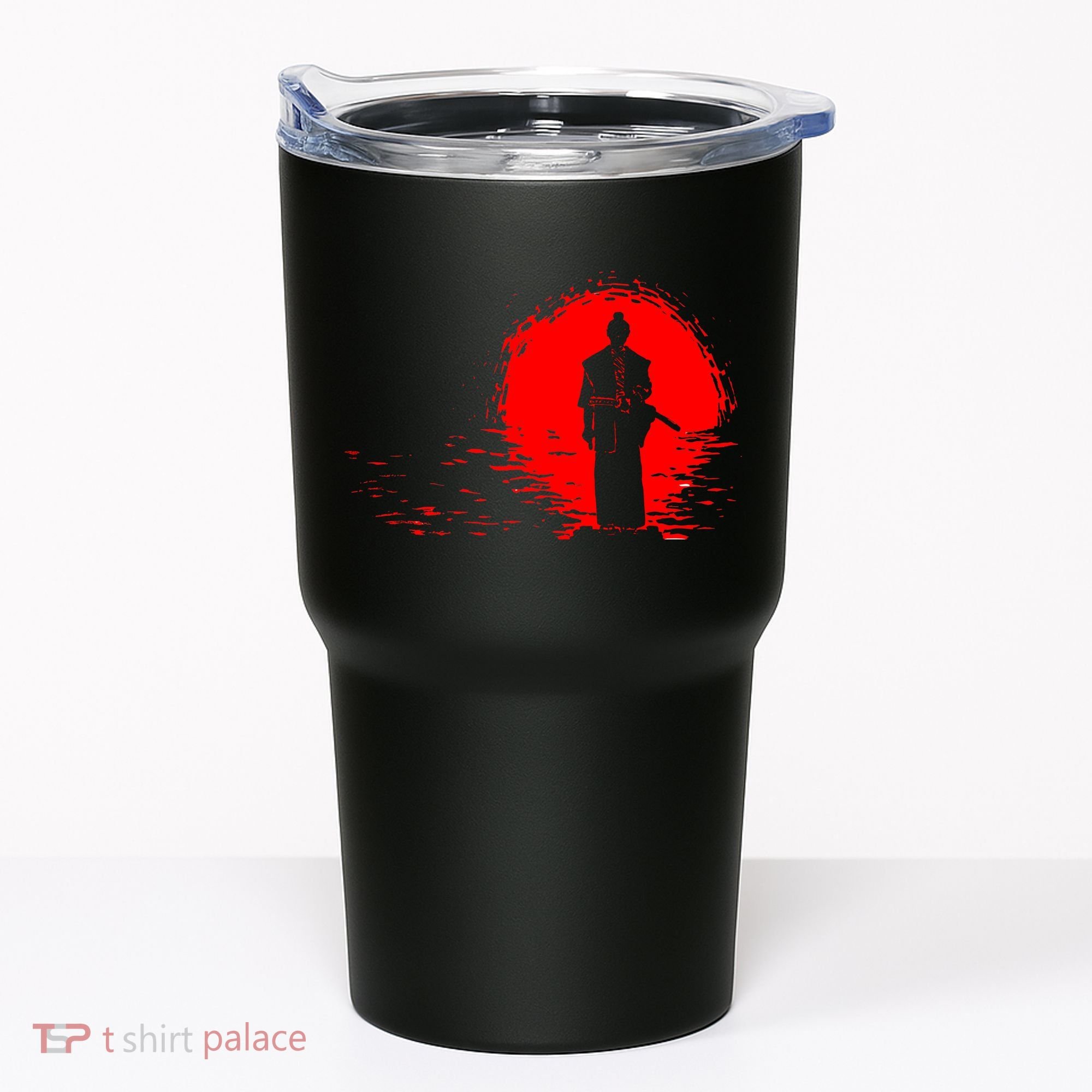 Samurai Red Sun Warrior Hollow Tumbler
