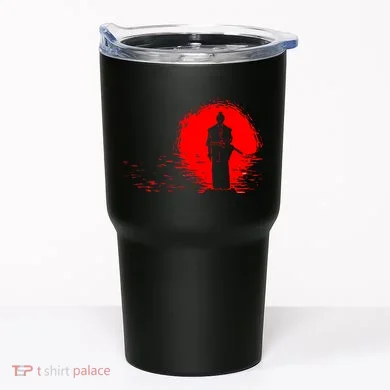 Samurai Red Sun Warrior Hollow Tumbler