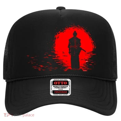 Samurai Red Sun Warrior Hollow Hat