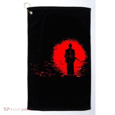 Samurai Red Sun Warrior Hollow Golf Towel