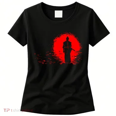 Samurai Red Sun Warrior Hollow Women's T-Shirt