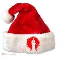 Samurai Red Sun Warrior Hollow Santa Hat thumb 0