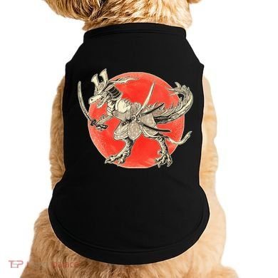 Samurai T-Rex Doggie Tank