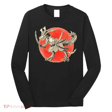 Samurai T-Rex Long Sleeve Shirt