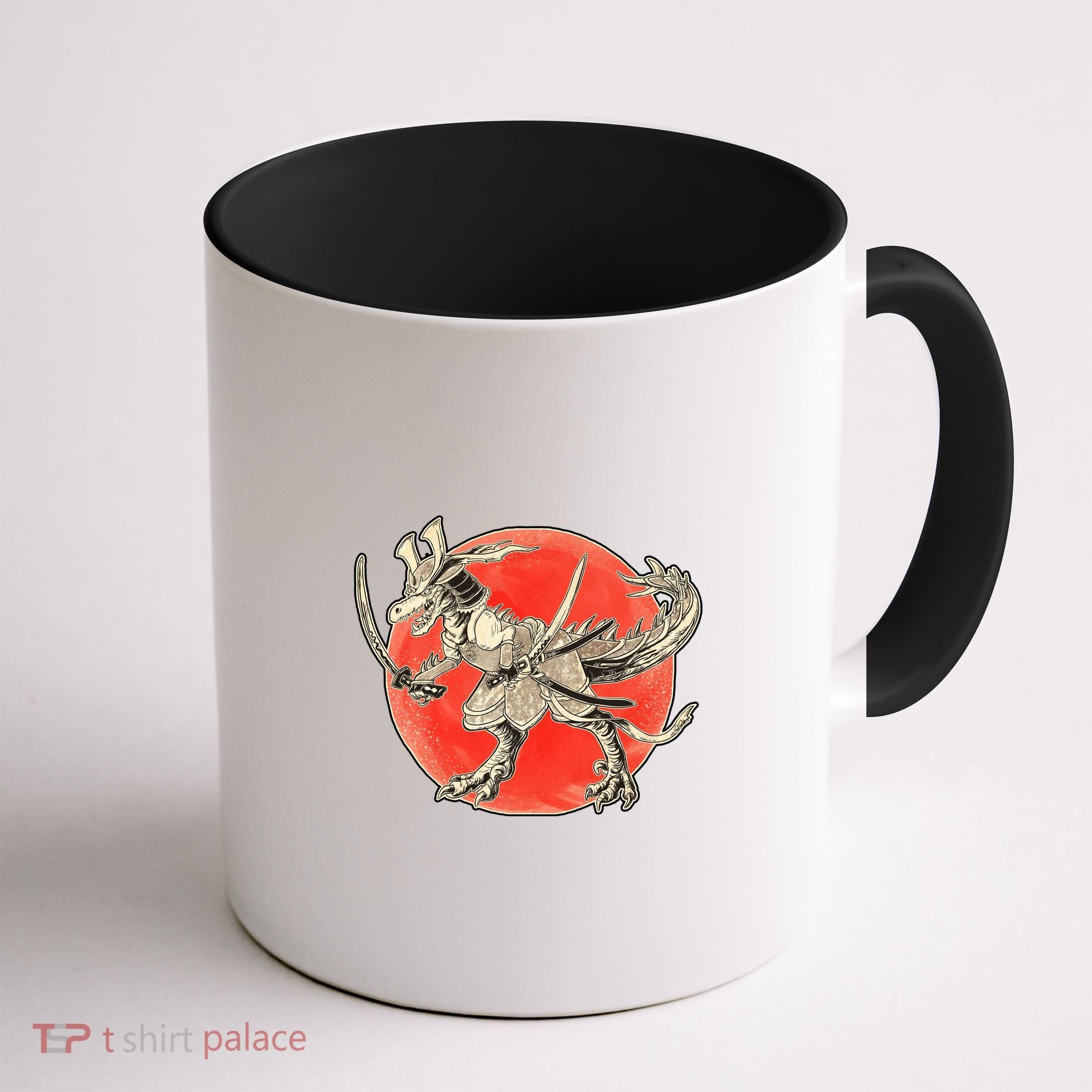 Samurai T-Rex Coffee Mug