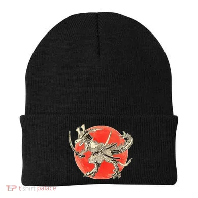 Samurai T-Rex Beanie