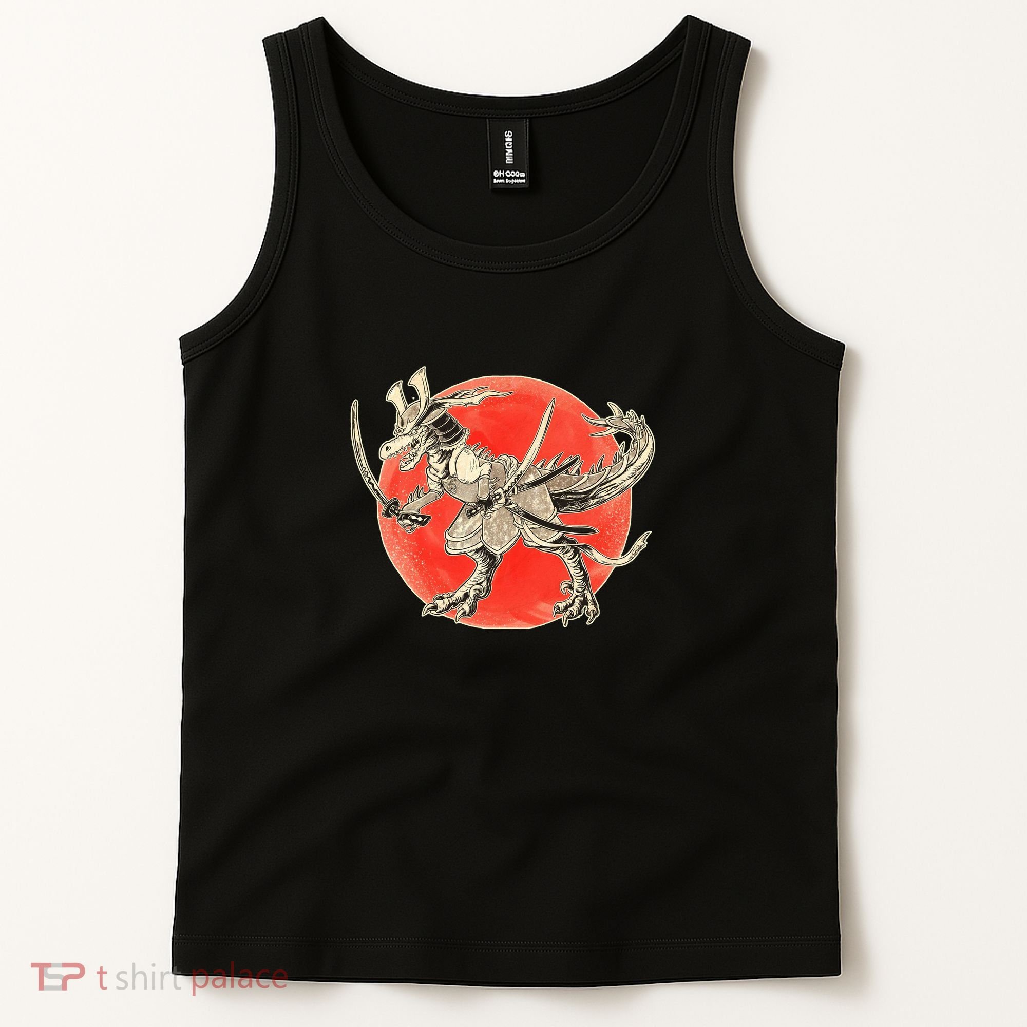Samurai T-Rex Tank Top