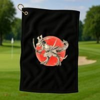 Samurai T-Rex Golf Towel thumb 1