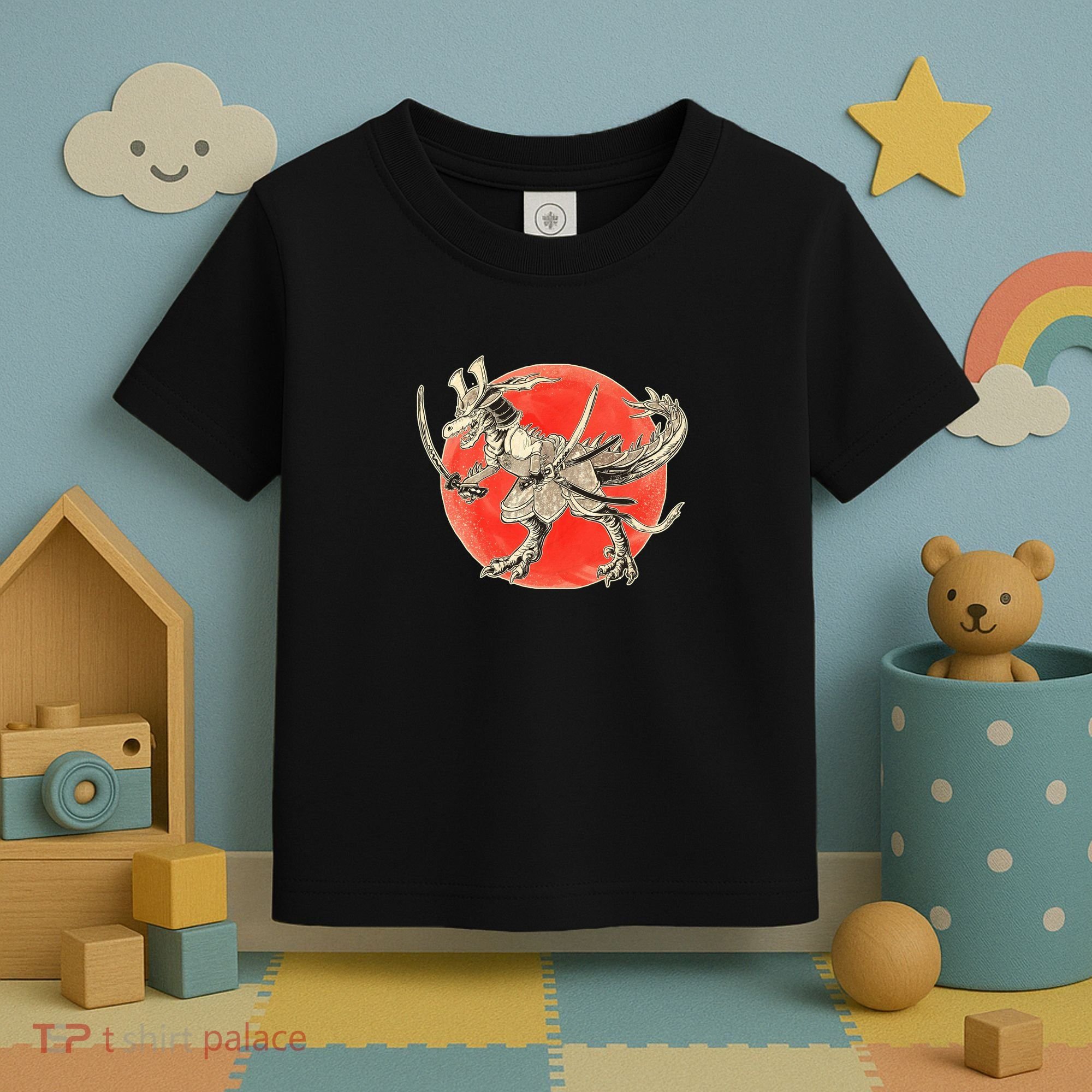 Samurai T-Rex Toddler T-Shirt