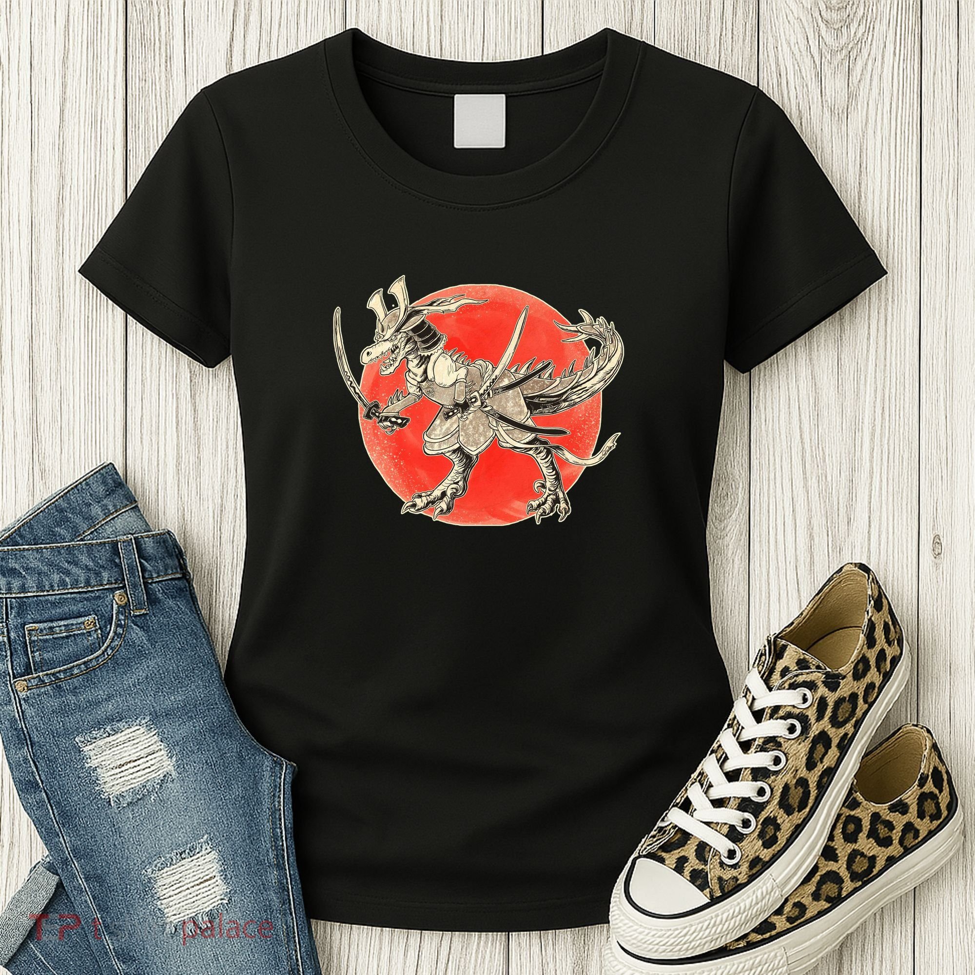Samurai T-Rex Women's T-Shirt