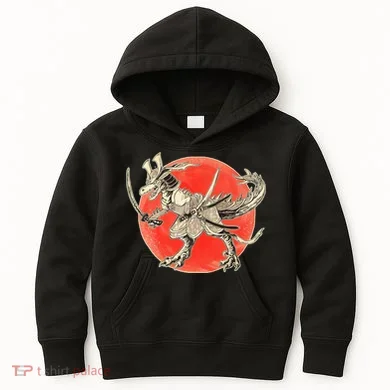 Samurai T-Rex Kids Hoodie