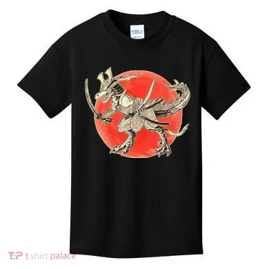 Samurai T-Rex Kids T-Shirt