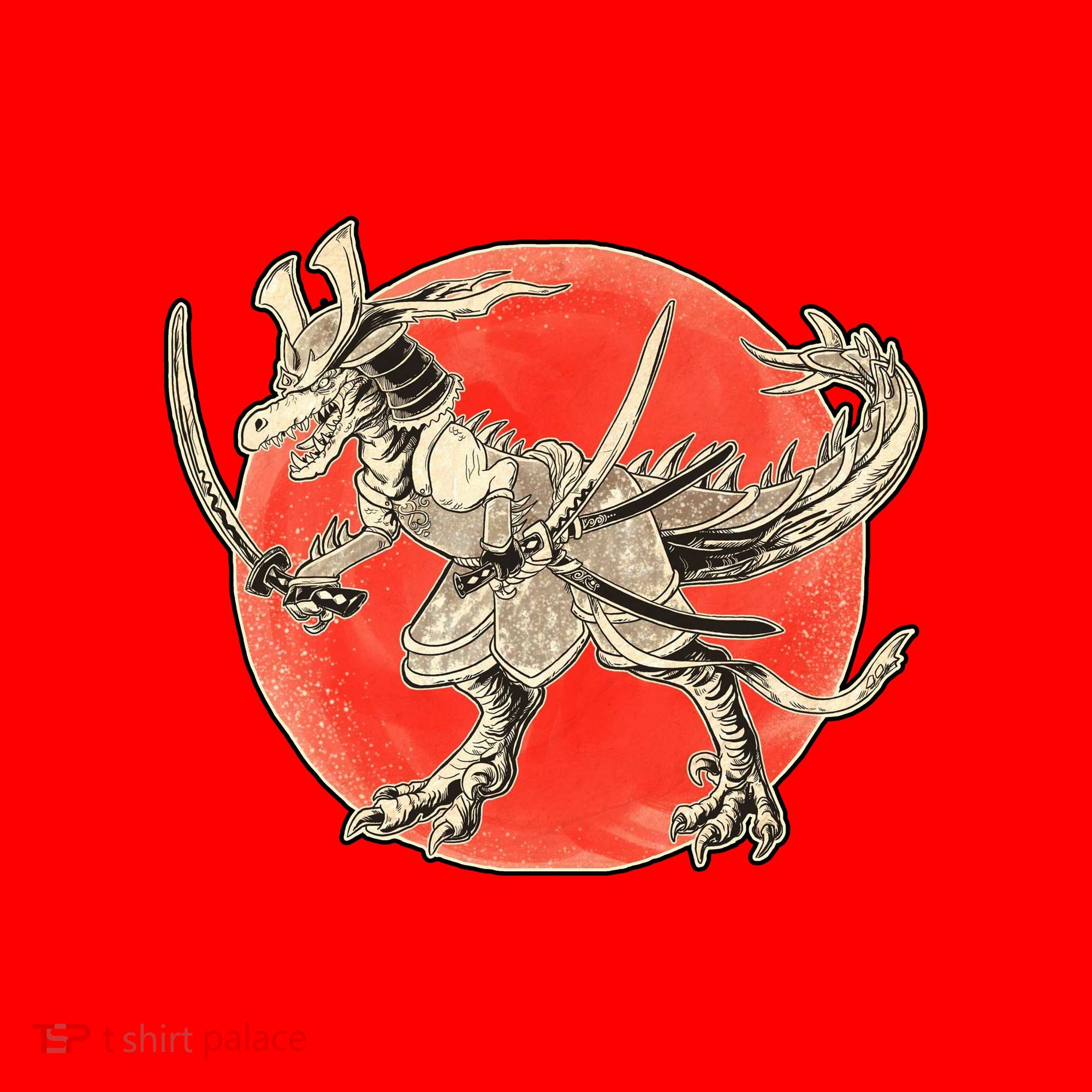 Samurai T-Rex Santa Hat