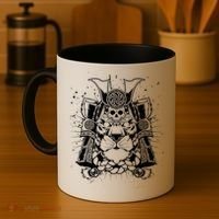 Samurai Tiger Coffee Mug thumb 4
