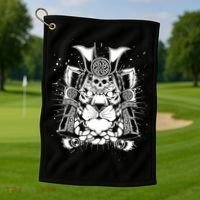 Samurai Tiger Golf Towel thumb 1