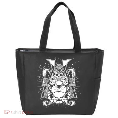 Samurai Tiger Tote Bag