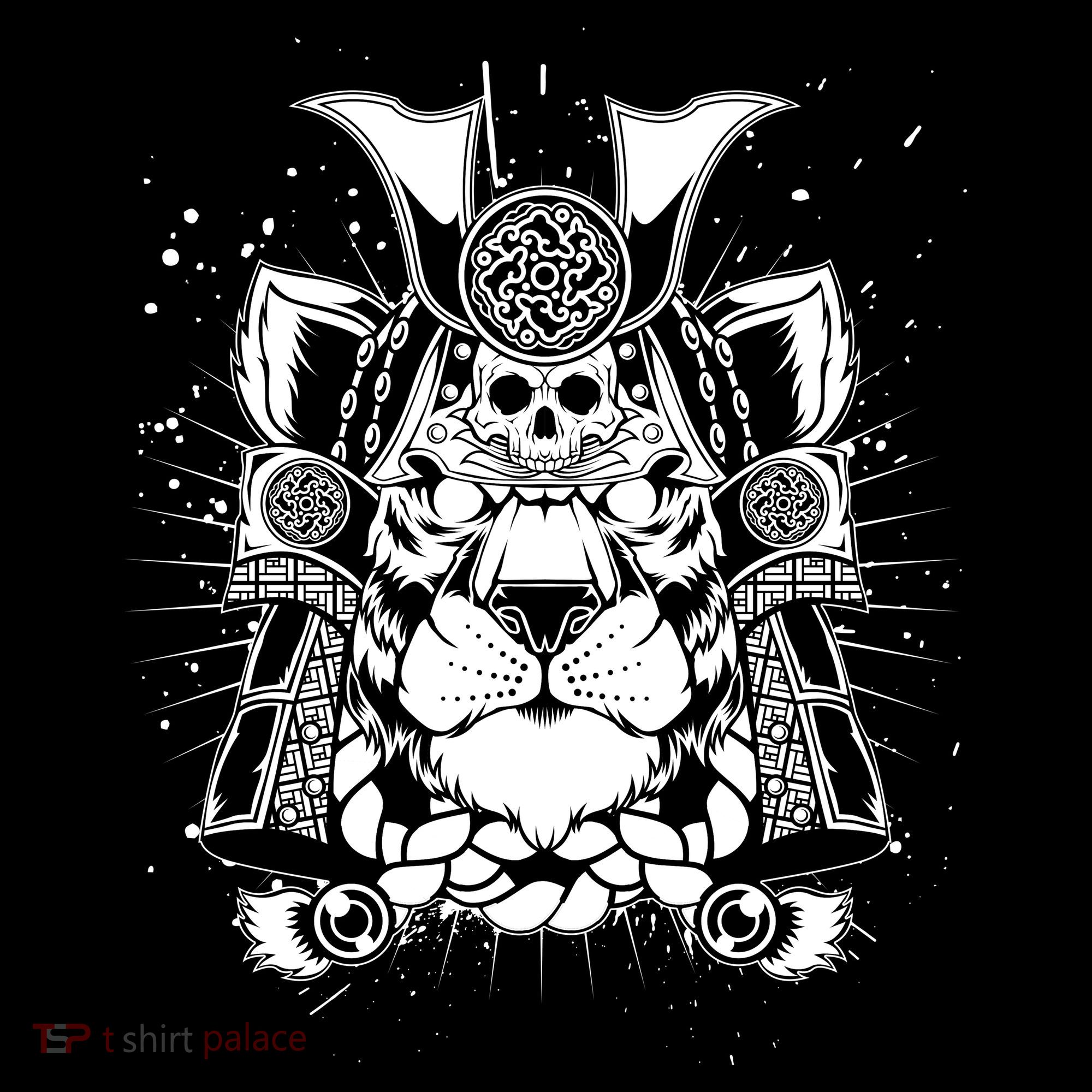 Samurai Tiger Tote Bag