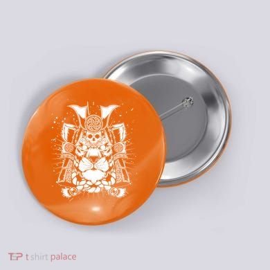 Samurai Tiger Button